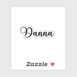 Danna名 – 手書き書道 シール