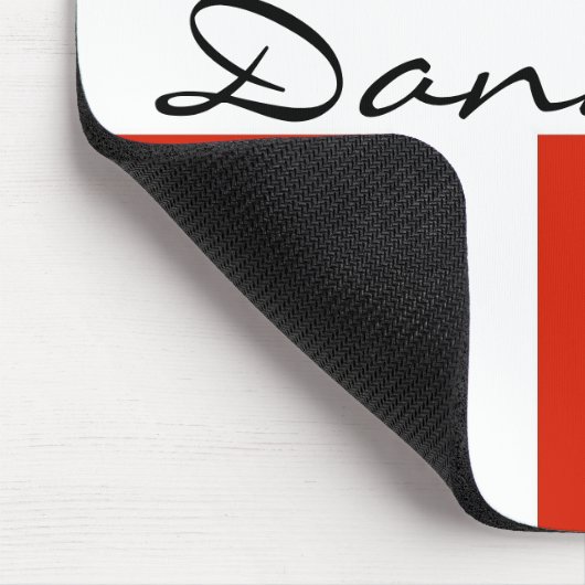 DannebrogのDanmark マウスパッド (コーナー)