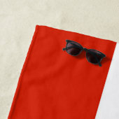 Dannebrog; デンマークの公式の旗 ビーチタオル (インサイチュ)