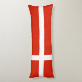 Dannebrog；デンマーク国旗 ボディピロー (裏面 (縦))