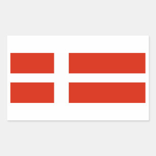 Dannebrog;デンマーク国旗 長方形シール
