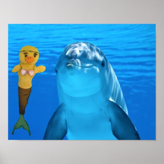 Danni the Mermaid and dolphin friend ポスター (正面)