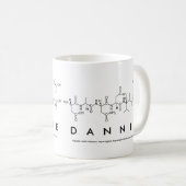 Dannieペプチド名mug コーヒーマグカップ (正面右)