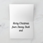 Danny Duckからのメリークリスマス 案内状 (内部)