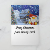 Danny Duckからのメリークリスマス 案内状 (内部)