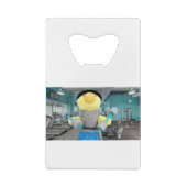 Danny Duck in the Gym クレジットカード栓抜き (裏面)