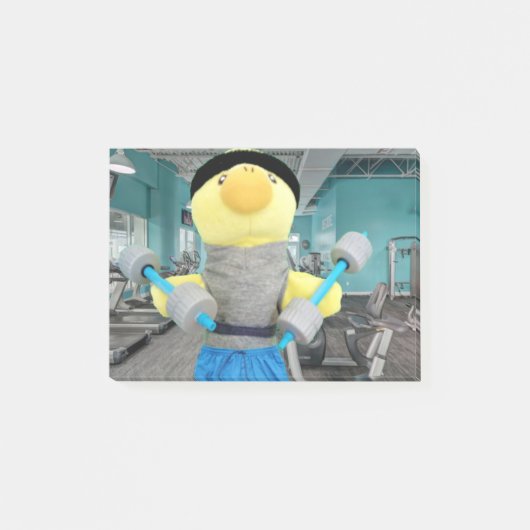Danny Duck in the Gym ポストイット (正面)