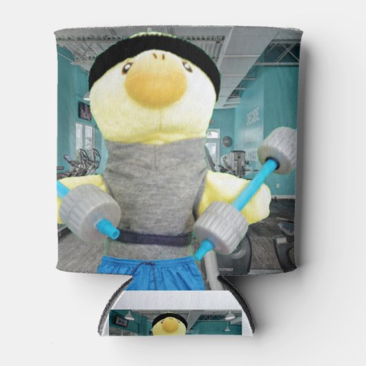 Danny Duck in the Gym 缶クーラー (正面)