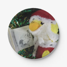 Danny Duck Santa. ペーパープレート