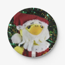 Danny Duck Santa. ペーパープレート