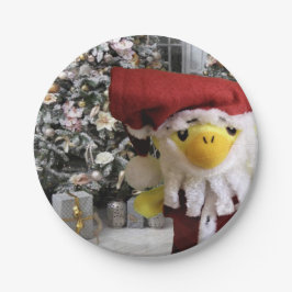 Danny Duck Santa. ペーパープレート
