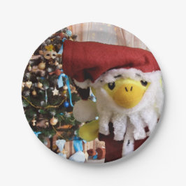 Danny Duck Santa. ペーパープレート