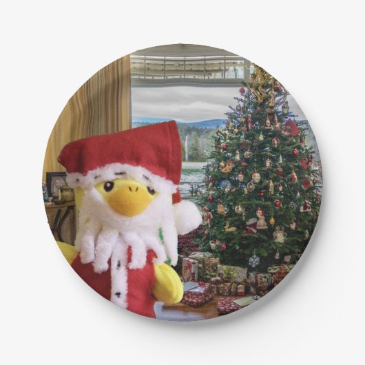 Danny Duck Santa. ペーパープレート (正面)