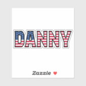 Danny Name Vorname USA Sticker Stickerset シール (シート)