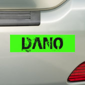 Dano バンパーステッカー (車上)