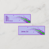 Dansのlesの出口 スキニー名刺 (正面/裏面)