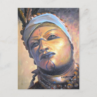 Dansarino africano - by LEOMARIANO artist ポストカード