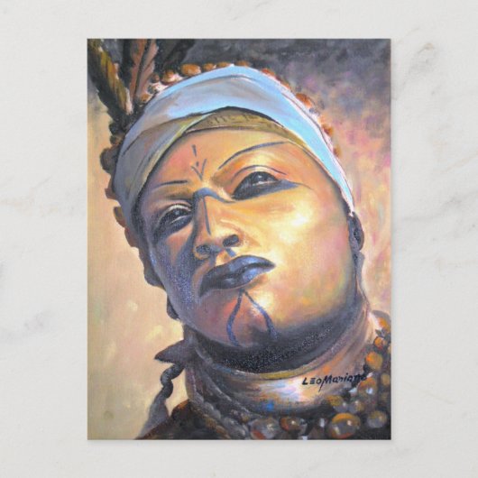 Dansarino africano - by LEOMARIANO artist ポストカード (正面)