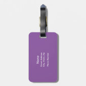 DanseとLettres (ダンス) ラゲッジタグ (裏面縦)