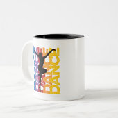 Danse et Lettres (ダンス)コーヒーマグ ツートーンマグカップ (正面左)