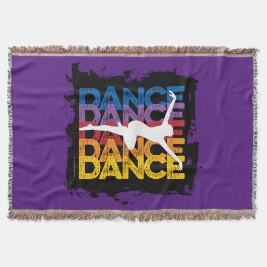 Danse et Lettres (ダンス) スローブランケット (正面)