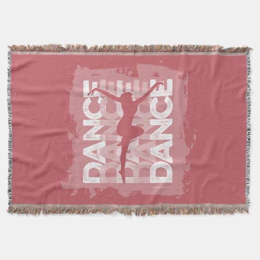 Danse et Lettres (ダンス) スローブランケット (正面)
