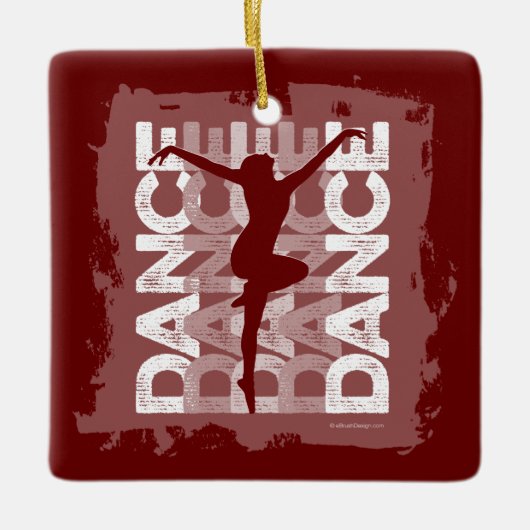 Danse et Lettres (ダンス) セラミックオーナメント (正面)
