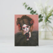 Danse Macabreビッグ・アイ・ガール・ハガキ ポストカード (スタンド正面)