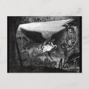 Danse macabre by Marcel Rouxポストカード ポストカード