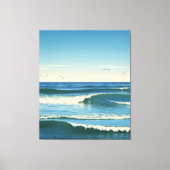 Dansende Golven onder de Hemel キャンバスプリント (正面)