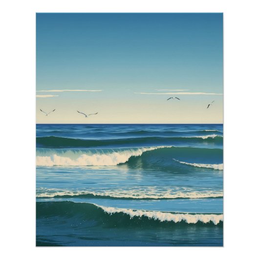 Dansende Golven onder de Hemel ポスター (正面)