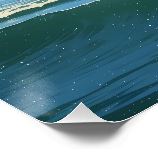 Dansende Golven onder de Hemel ポスター (コーナー)