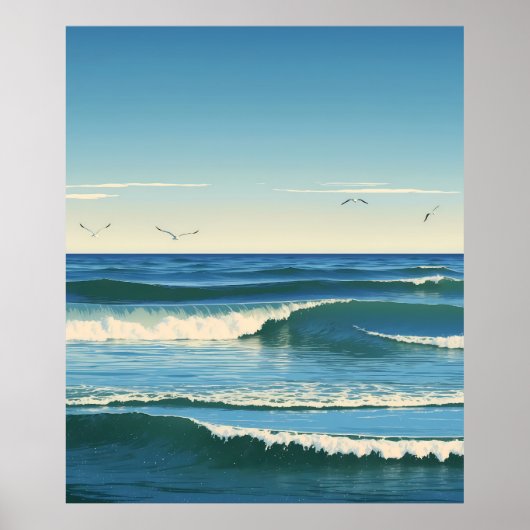 Dansende Golven onder de Hemel ポスター (正面)