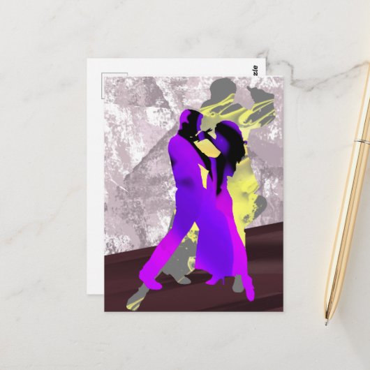 Danseurs de tango argentin ポストカード (正面/裏面インサイチュ)