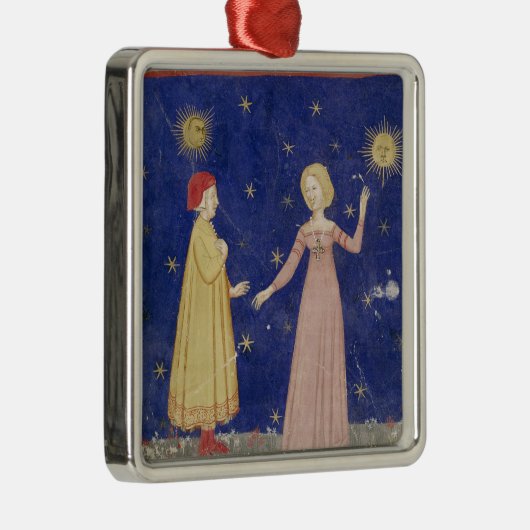 Danteおよびビアトリスの会合 メタルオーナメント (右)