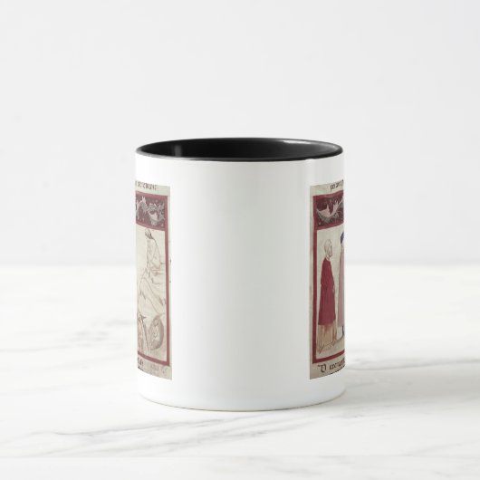 DanteおよびVirgilは投獄される精神に会います マグカップ (中央)