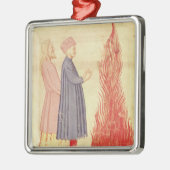 DanteおよびVirgilはUlyseesを確認します メタルオーナメント (左)