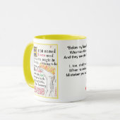 Danteのインフェルノ、旋律XIXのマグ マグカップ (正面左)