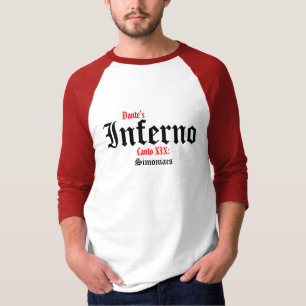 Danteのインフェルノ、旋律XIXのワイシャツ Tシャツ