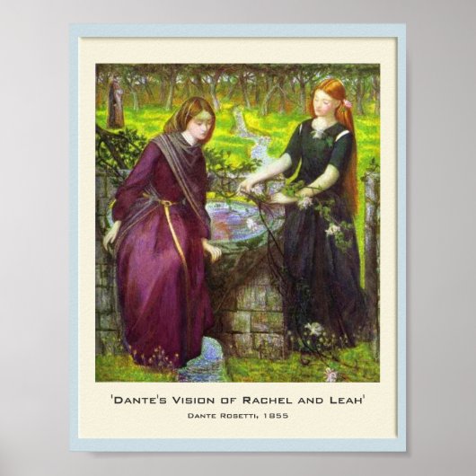 Danteのレイチェルとリアのビジョン ポスター (正面)