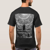 Danteの神の喜劇: 白いバラ-ギュスターブDore Tシャツ (裏面)