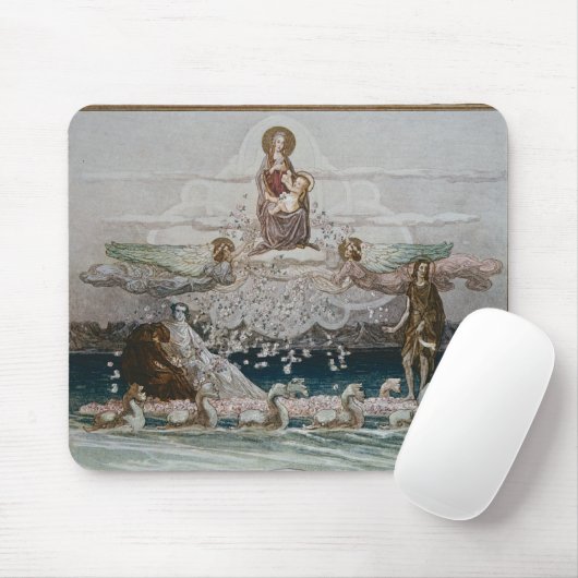 Danteの「神の喜劇」2からのイラストレーション マウスパッド (マウス)