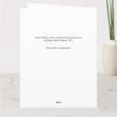 DanteガブリエルRossetti著水ヤナギ カード (裏面)