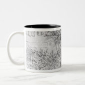 Dante著「神の喜劇」からの苦行、 ツートーンマグカップ (左)