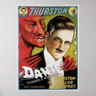 Dante Europe's Magician Vintage ポスター