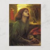 Dante Gabriel Rossetti - Beata Beatrix ポストカード (正面)