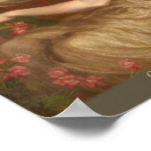 Dante Gabriel Rossetti CC0047による海呪文 ポスター (角)