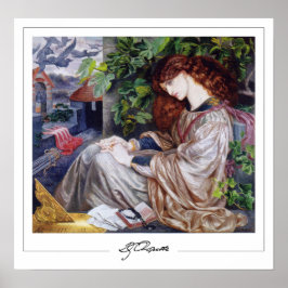 Dante Gabriel Rossetti Zeding Art Poster #1 ポスター