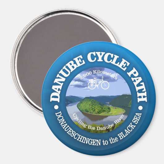 Danubeサイクルパス(サイクリングc) マグネット (正面/裏面)