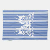DanubeビクトリアンストライプButterfly キッチンタオル (横)